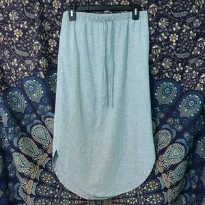 Joe B Large Gray Midi Skirt